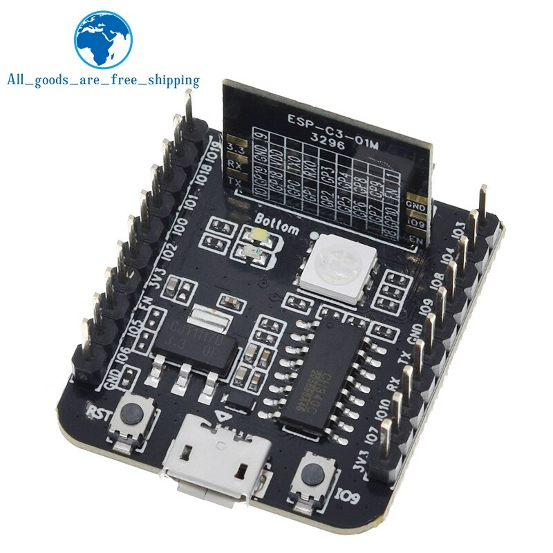 NodeMCU-ESP-C3-01M-Kit 4MB ESP32-C3 칩 2.4G WiFi + Bluetooth 5.0 모듈 Arduino 용 듀얼 모드 개발 보드